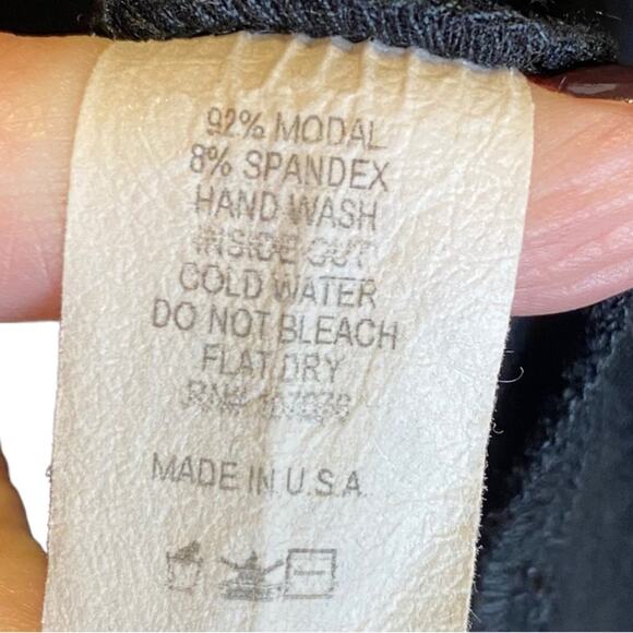 COMFY USA Black Knit Asymmetric Tunic Dress with Pocket Size‎ XSmall - Picture 10 of 10